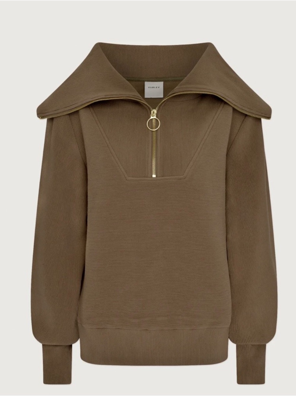NWT Varley Vine pullover - Stone Olive Lg